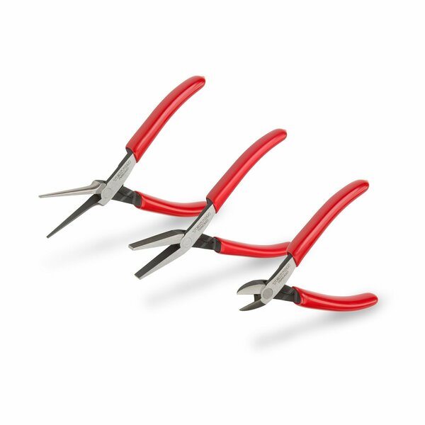 Tekton Mini Pliers Set, 3-Piece (Jewelry Making) PMN93003